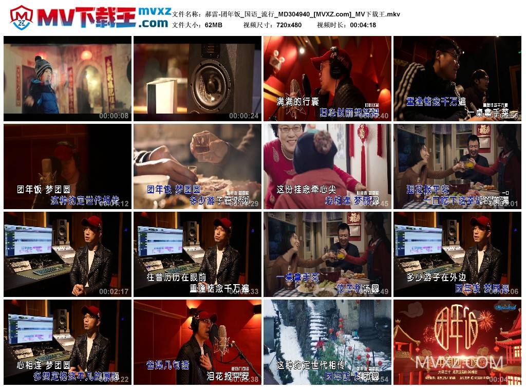 郝雷-团年饭_国语_流行_MD304940